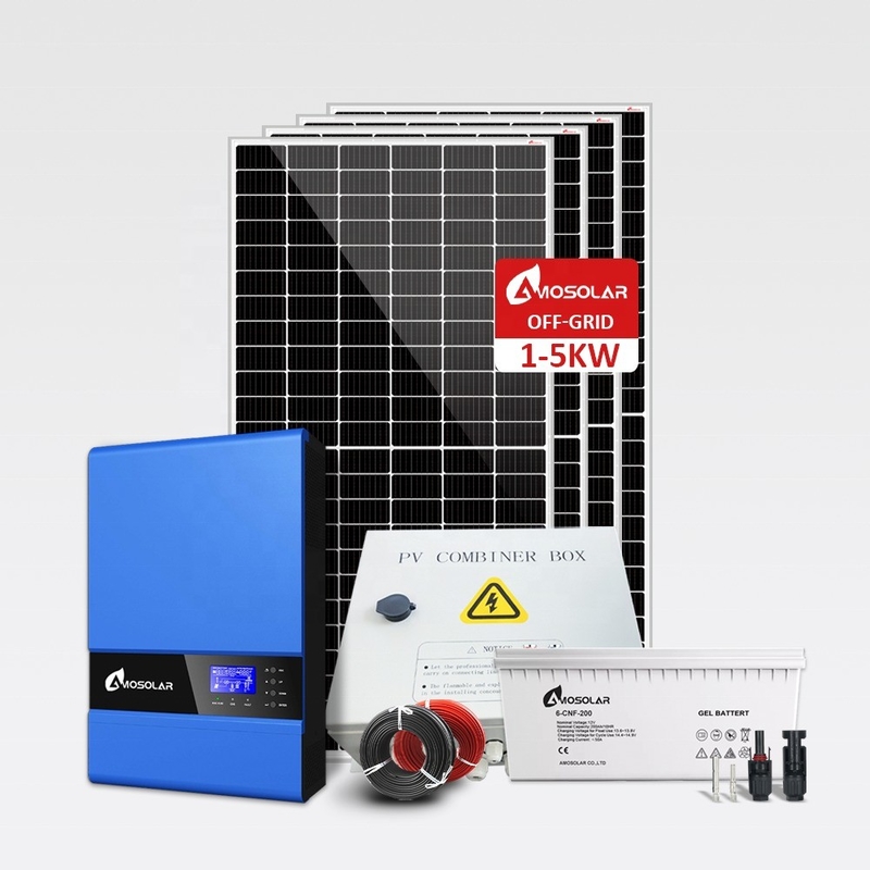 Система солнечной электроэнергии для дома 5kva 10kva Off-grid Complete Kit с литийным аккумулятором LiFePO4