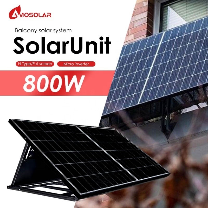 Контроллер MPPT Amosolar 1000W 600W 800W SolarUnit для дома на балконе солнечной фотоэлектрической системы