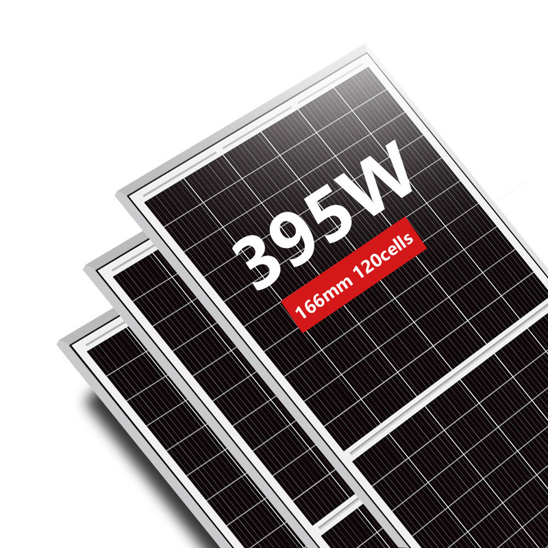 Amosolar Half Cell 166mm 380w 385w 390w Моно солнечные панели с 4mm2 кабелем OEM заказ