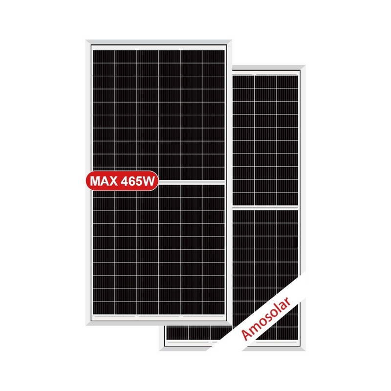 Amosolar 2022 Half Cell Solar Panel 24V 500W Полный набор и IP68 коробка соединения