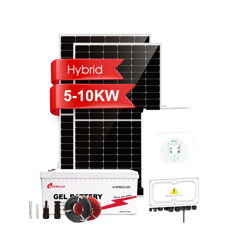 Amosolar жилой гибридный солнечный комплекс для дома 5кВт 10кВт 15кВт 20кВт 30кВт
