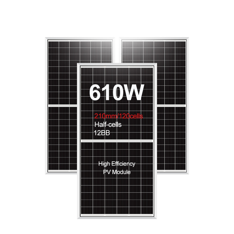 Ключевая коробка IP68 Amosolar 120 Солнечные элементы 580w 585w 595w 600w 610w Солнечная панель