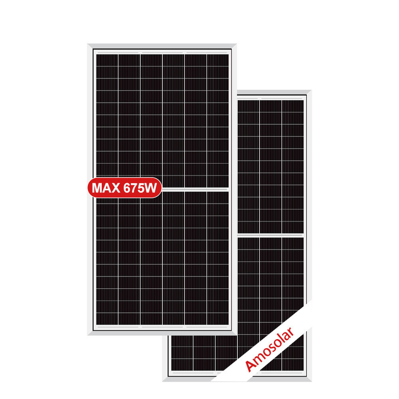 Amosolar Half Cut Mono 645w 650w 655w 660w 665w 670w 675w Солнечная панель для крыши