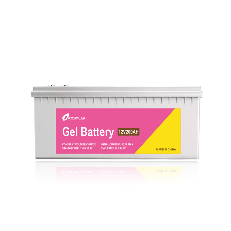 Amosolar 12V 24V 50Ah 100Ah 150Ah 200Ah 250Ah 500Ah Гелевой тип батареи OEM/ODM Принимается