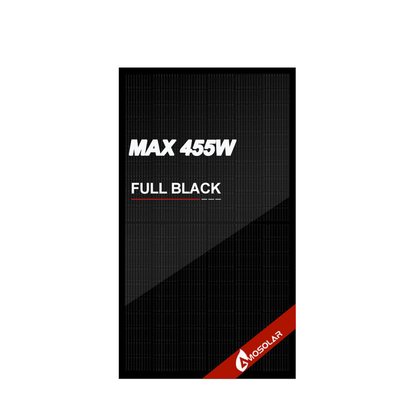 Amosolar 410w 420w 430w 550w Все черные солнечные панели типа N с эффективностью панели 21%
