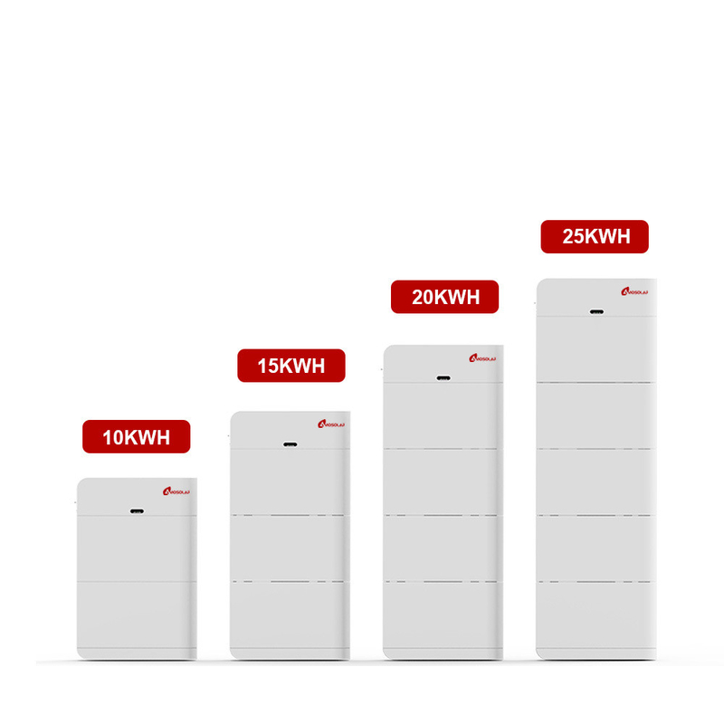 Amosolar 14,4kWh 288V 50Ah Модульный дизайн высоковольтной батареи для солнечного хранения