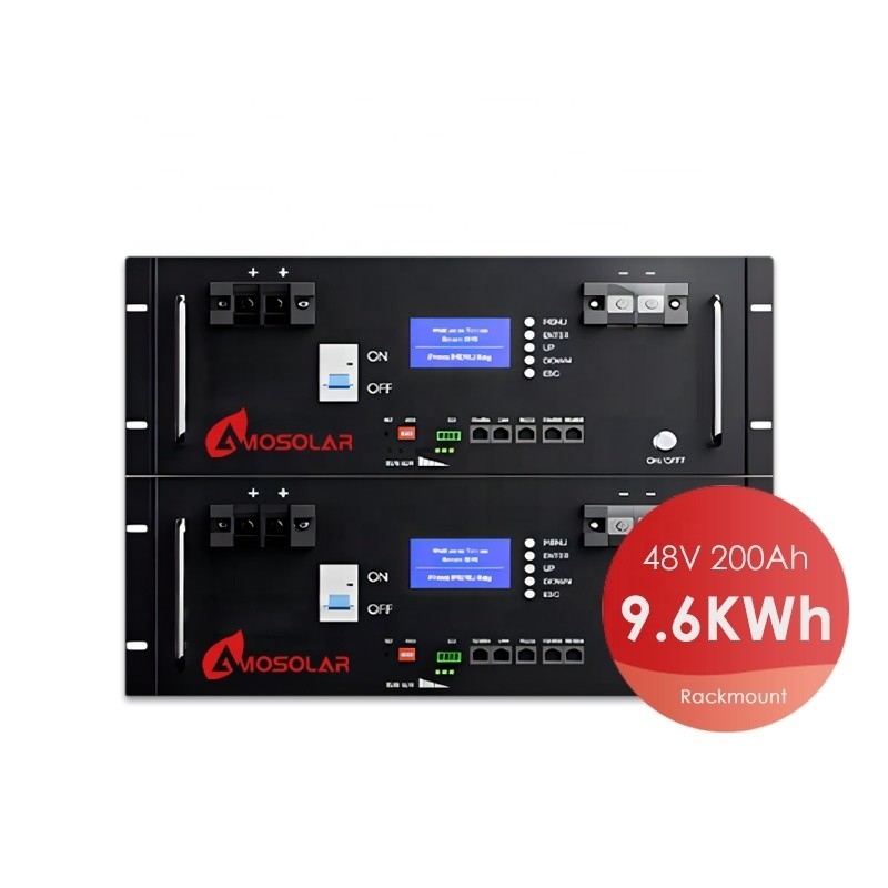 LiFePO4 48V 51.2V Литий-ионный аккумулятор 100Ah 200AH глубокий цикл LFP с компонентами