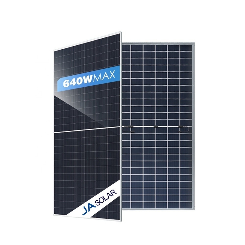 CE TUV IEC Сертифицированная солнечная панель Full Black Bifacial 620W N-Type Monocrystalline JA