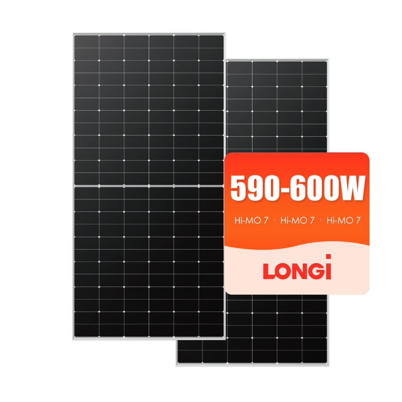 Longi 585W 570W солнечная панель генератор энергии Все черные панели для солнечной энергетической системы