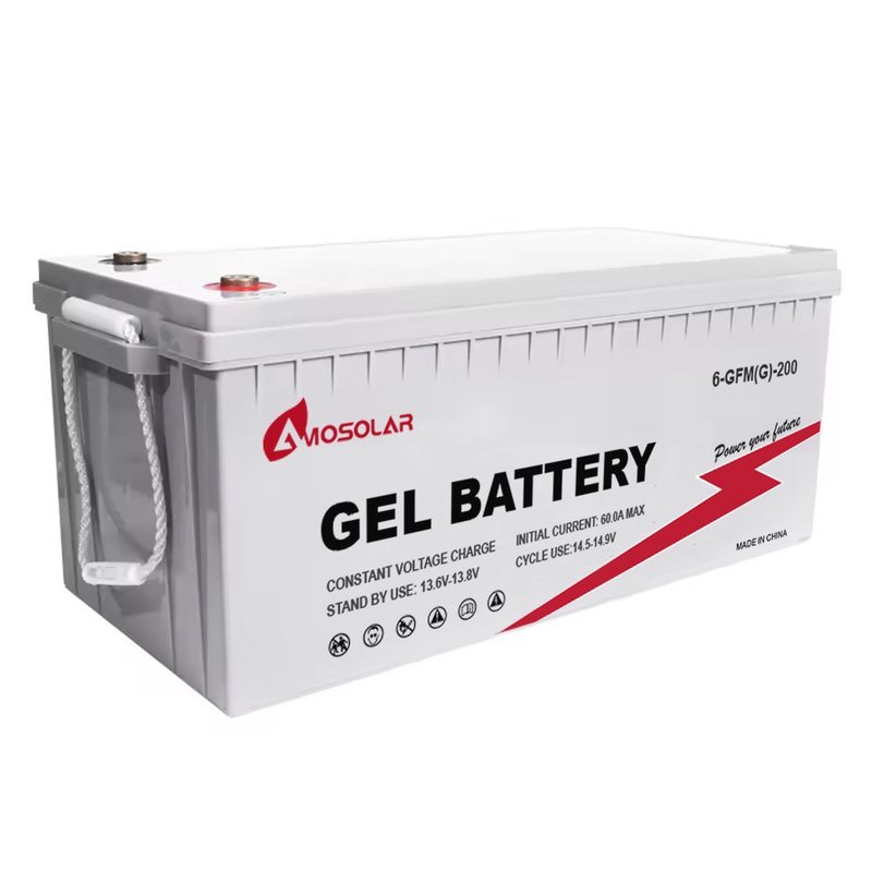 Amosolar EU Stock GEL Свинцово-кислотный аккумулятор 12В 100Ах 200Ах 250Ах 300Ах для электромобилей